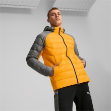 Puma Down Winter Jacket PackLITE Hooded Yellow Men